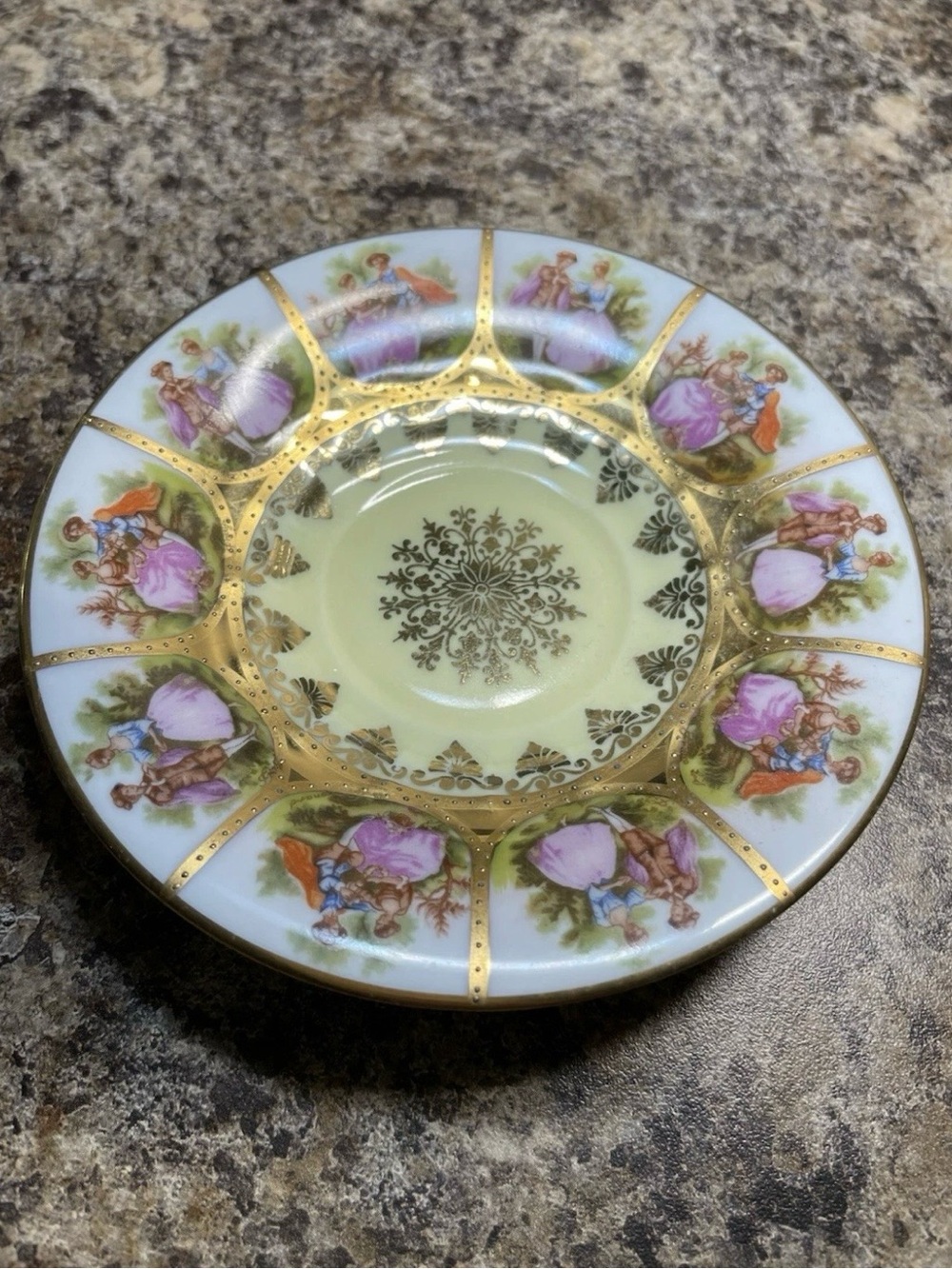 Love Story Decorative Porcelain German small dish 1940’s